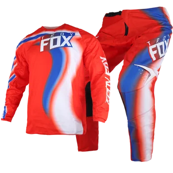 2023 מוטוקרוס אדום, כחול ג ' רזי, מכנסיים 180 Toxsyk MX הילוך משולב אופני עפר אופנוע צוות הכביש MTB UTV טרקטורונים ד. ה. רוכב אנדורו