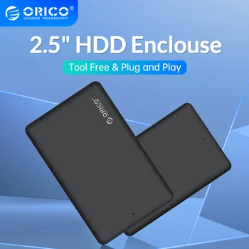ORICO 2.5 אינץ ' כונן דיסק קשיח מקרה SATA 3.0 ל-USB3.0 HDD Enclouse SSD מתאם עבור Samsung Seagate כונן SSD דיסק קשיח דיסק קשיח חיצוני תיבת