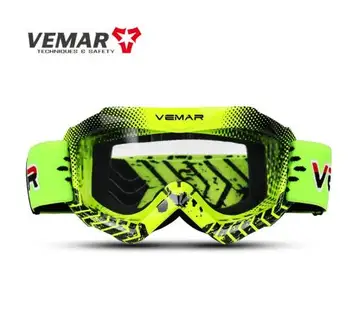 Vemar אופנוע משקפיים ילדים ילד אופנוע מירוץ משקפי MX ח 