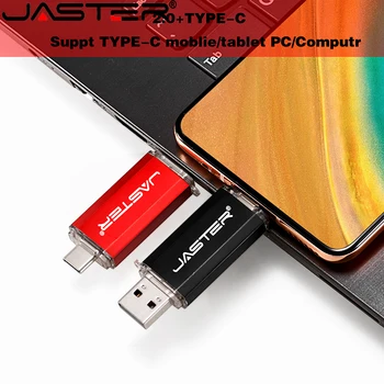 ג ' סטר סוג C - USB2.0 פלסטיק OTG p019 התקן USB USB mini - פלאש נהג מתכת מתנה 16gb 32gb