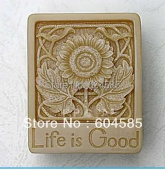 החיים טובים 50179 מלאכה אמנות סיליקון סבון, עובש מלאכה תבניות DIY עבודת יד, סבון, עובש