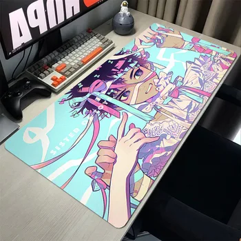 מסכות Akiakane אמנות גדול משטח עכבר גיימר מקלדת מחשב שולחן מחשב ארון שולחן מחצלת אביזרי המשחקים Mousepad אנימה Xxl מהירות