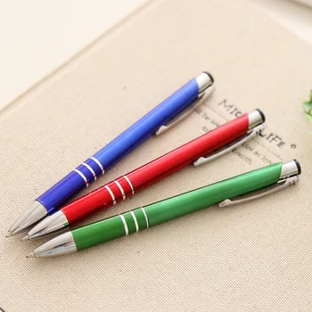 100ps/להגדיר את העסק סיטונאי מתנה אלומיניום עט מתכת הכדור עטים סיטונאי מתכת מתנה עט כלי כתיבה