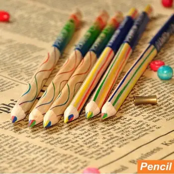 10Pcs/הרבה DIY חמוד מקצועי עפרונות צבעוניים עפרונות צבע עץ קשת צבעי עיפרון לציור להגדיר ציור צביעה ילד