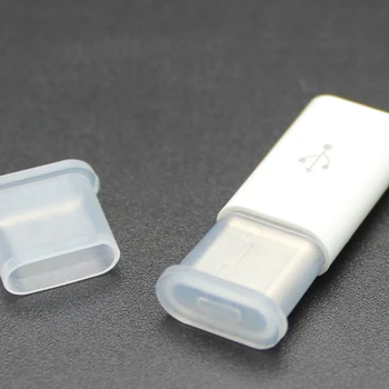 10pcs/הרבה פלסטיק USB זכר נגד אבק Plug פקק כובע כיסוי מגן מכסים אלקטרוניקה
