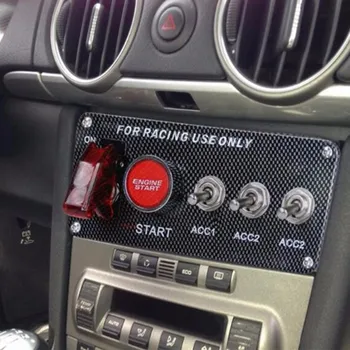 12V מתג לוח מירוצים Starter הצתה להתחיל להפסיק ללחוץ על כפתור רכב אביזרי קרוואן קרוואן טרקטורונים UTV רכב