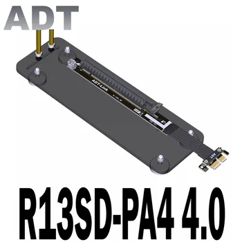2021 בנוסף PCI-E PCIE כרטיס Riser דור 4.0 PCI Express 4.0 מתאם SATA כבל חשמל 1 X 16X Extender עם בעל
