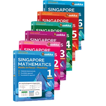 2022 חדש מעודכן סינגפור ספר יסודי, מתמטיקה, ספרי לימוד עבור הגילאים 6-12 ספר תרגיל של עזרי הוראה ספרי לימוד במתמטיקה