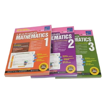 3 ספרים /סט SAP ללימוד מתמטיקה ספר לילדים ללמוד מתמטיקה ספרים סינגפור ספר יסודי מתמטיקה לימוד