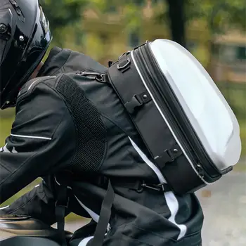36X28X20cm אופנוע הזנב שקית כפולה להשתמש אופנוע מושב תיק אופנוע תרמיל רב שימושי עמיד למים הזנב התיק