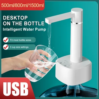 5 ליטר שולחן העבודה בקבוק מים מתקן אוטומטי משאבת מים טעינת USB מים חשמלי מתקן אוטומטי עם 1.5 מ ' צינור