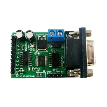 5V 12V 24V 8CH RS232 IO שליטה מתג ממסר PLC הרחבת הלוח DB9 Serial Port PC Com מודול עבור Arduino UNO מגה ננו