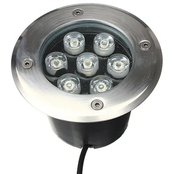 7W LED מתחת לאדמה אור עמיד למים IP67 גן קומה חיצוני נתיב האור קבור בחצר מנורת תאורה גשמי 6pcs/lot,DHL חינם