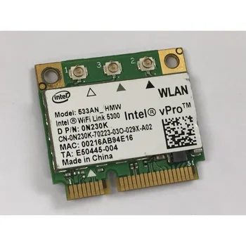 Intel WIFI Link 5300 צודקת 533AN_HMW חצי Mini PCI-E 2.4/5Ghz-802.11 n Wirelss Wlan כרטיס Asus /dell/acer