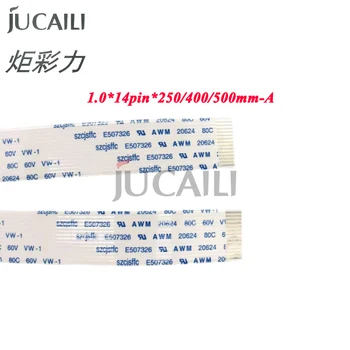 JCL 12Pcs 14Pin ראש ההדפסה כבל Epson 4720 I3200 עבור ממס/מדפסת שטוחה UV DTF FFC 14P שטוח כבל נתונים