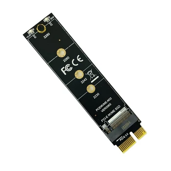 M. 2 NVMe SSD PCI-E מתאם PCI Express 3.0 x1 מ ' מפתח מחבר במהירות גבוהה הרחבת כרטיס תמיכה 2230 2242 2260 2280 גודל M. 2 SSD