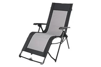 Ozark שביל Quad אפס כבידה הכיסא כיסא קמפינג, שחור חיצונית טרקלין אפס כבידה הכיסא