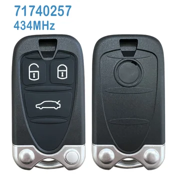 P/N: 71740257 אוטומטי חכם שלט 3 כפתורים 434MHz PCF7941 שבב להחליף את המכונית Fob מפתח עבור אלפא רומיאו 159