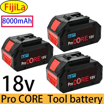 Pro הליבה החדש 18V 8.0 אה Lithium-Ion Battery Pack GBA18V80 על 18Volt מקס אלחוטי כלי עבודה מקדחות（21700 מובנה סוללה ）