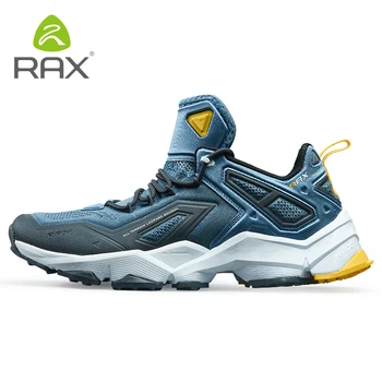 RAX נעלי ריצה גברים&נשים חיצוני נעלי ספורט קל משקל לנשימה נעלי ספורט אויר רשת עליון נגד החלקה Outsole גומי טבעי