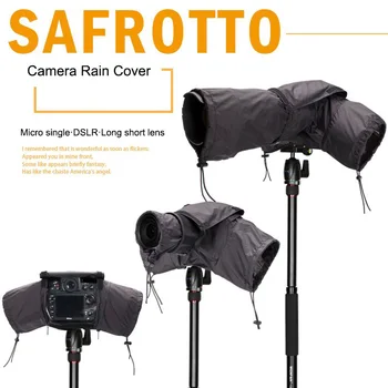 SLR המצלמה כיסוי גשם מיקרו-יחידה צילום מעיל פונצ ' ו אביזרים כיסוי עמיד למים עבור קנון ניקון עדשת המצלמה Fujifilm