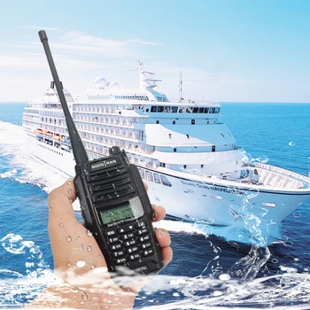 Socotran UV-10R Pro של מכשיר קשר Dual Band כף יד משדר רדיו FM IP67 עמיד למים IP57 אבק ווקס אזעקה חזיר שני הדרך רדיו