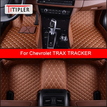 TITIPLER מותאם אישית המכונית מחצלות עבור שברולט טראקס TRACKER אביזרי רכב רגל השטיח