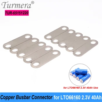 Turmera 12V סוללה Busbar נחושת Connecter על 2.3 V 66160 40Ah 45Ah ליתיום Titanate LTO סוללה להשתמש ב 24V 36V 48V 60V 72V UPS