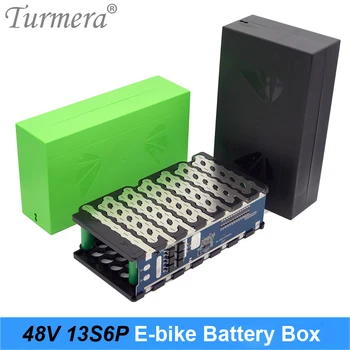 Turmera 48V E-bike סוללת ליתיום במקרה 20A BMS הלוח כולל 13S6P 18650 בעל ניקל עבור אופניים חשמליים סוללה להשתמש