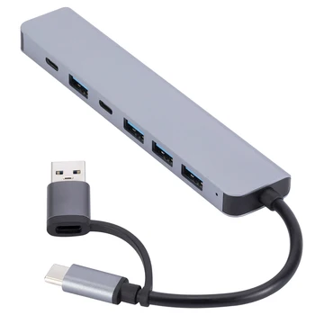 USB C רכזת סוג C 4/5/7 נמל רב מפצל מתאם OTG USB מתאם מתח שידור במהירות גבוהה USB מפצל עבור מחשב נייד Macbook