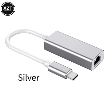 USB חדש C Ethernet USB-C כדי RJ45 Lan מתאם עבור ה-MacBook Pro Samsung Galaxy S9/S8/הערה 9 סוג C כרטיס רשת USB Ethernet