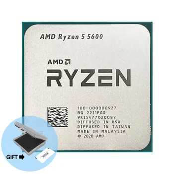 Процессор AMD Ryzen 5 5600 R5 5600 3,5 ГГц шестиядерный двенадцатипоточный процессор 7 нм L3 = 32M 100-000000927 разъем AM4