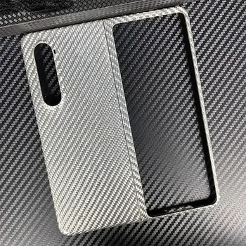 אולטרה דק Aramid Fiber המקרים עבור Samsung Galaxy Z קיפול 4 3 5 גרם Aramid סיבים סיבי פחמן עבור Z קיפול 3 Fold3 Fold4 מקרה כיסוי