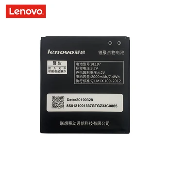 איכות גבוהה BL197 (2000mAh)Battery for Lenovo A820 S889T S720 A800 A798T MTK6577 MTK6589 טלפונים ניידים