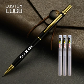 אישית חריטה לוגו פשוט יוקרה אוטומטי עיפרון 