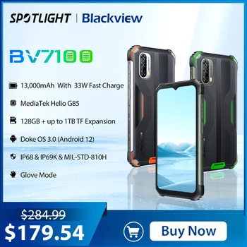 [בכורה] Blackview BV7100 מחוספס מכונת 6GB 128GB Andriod 12 ליבת אוקטה, 6.58