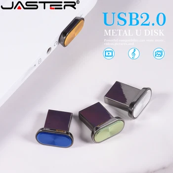 ג ' סטר חדש המתכות USB 2.0 כונן פלאש עבור מחשבים ניידים טלוויזיה 32GB כונן עט 4G 8GB 16GB 64GB זיכרון עסקים מתנה