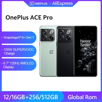 גלובל Rom OnePlus Ace Pro 5G טלפון חכם 150W Supervooc תשלום 4800mAh 6.7