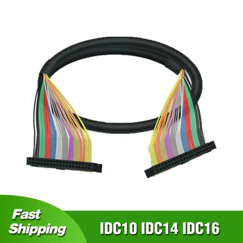 דו-ראשי הקרן תקע כבל שקע IDC IO האות קו מסוף כבל IDC10 IDC14 IDC16 IDC20 IDC26 IDC34 IDC40 IDC50