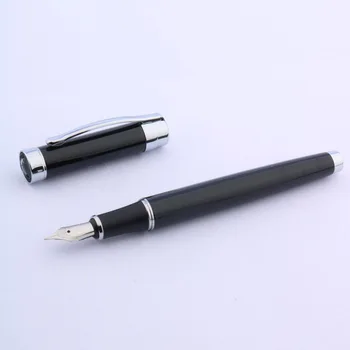 יוקרה באיכות גבוהה baoer 027 כחול פס כסף לקצץ מתכת עט נובע מכשירי כתיבה, ציוד משרדי