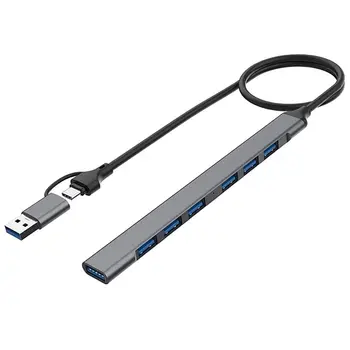 מהירות גבוהה 2-in-1 USB 3.0 הרחבה מפצל מסוג C-HUB הכונן הקשיח מתאם OTG עבור מחשב נייד