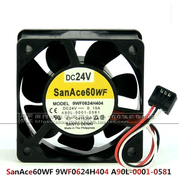 מקורי חדש SanAce60WF A90L-0001-0581 9WF0624H404 6025 24V 0.15 לי FANUC מכונת CNC כלי מאוורר קירור