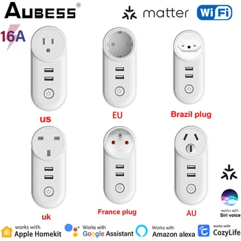 משנה WiFi חכם שקע חשמל האיחוד האירופי לנו AU בריטניה ברזיל 16A שקע תקע תזמון השלט עובד עם Homekit אלקסה הבית של Google