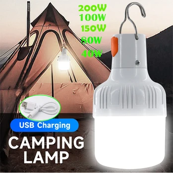 נייד נורת LED מנורת אוהל מנגל קמפינג אור סופר מבריק חיצונית נורות USB עמיד למים אורות חירום פטיו-מרפסת גן