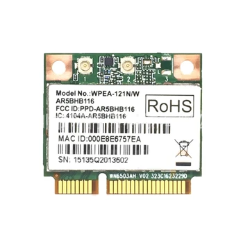 עבור קוואלקום AR5BHB116 AR9382 MINI PCIE 5G Dual-band 300M כרטיס אלחוטי מובנה עבור Win7/8/10/XP מערכת הפעלה LINUX-