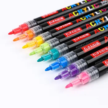 צבע אקרילי סמנים 24 צבעים לצבוע עטים 0.7 מ 