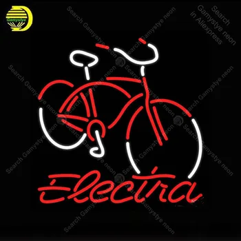 שלט ניאון עבור אלקטרה אופניים ניאון נורת סימן אורות ניאון סימן צינור זכוכית אייקוני אור חנות תצוגה מותאם אישית לוגו הפרסומת luminoso