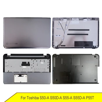 תחתית חדשה Case For Toshiba S50-A S50D-A S55-A S55D-A P55T נייד LCD הכיסוי האחורי עם מגע העליון במקרה Palmrest צירים C D קליפה